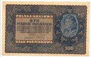 100 Sto Marek Polskich 1919 IE SERJA J, stan 3-