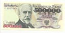 500000 zł złotych Sienkiewicz 1993, seria Z, 1-