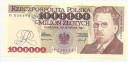 1000000 zł złotych Reymont 1993, seria M, stan 1-