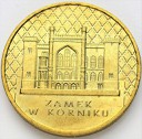2 zł, złote 1998 Zamek w Kórniku, stan 1-