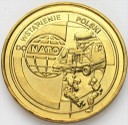 2 zł, złote 1999 Wstąpienie do NATO, stan 1/1-