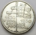 5 zł złotych 1930 r. Sztandar, stan 2