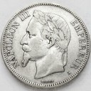 5 franków Francja 1867 A Napoleon III