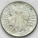 5 zł złotych Głowa kobiety 1933 stan 2-