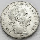 1 Forint 1878 KB Franciszek Józef, Austro-Węgry