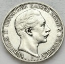 2 Marki, Drei Mark 1909 A Prusy