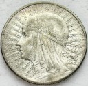 5 zł złotych Głowa kobiety 1932 stan 3
