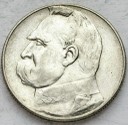 5 zł złotych Józef Piłsudski 1936 stan 3+/2-
