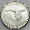 1 Dolar Dollar 1967 Gęś 100 lat, Kanada