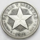 1 Peso 1916, Kuba