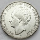 2 1/2 Guldena Holandia 1938 Wilhelmina