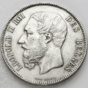 5 Franków Belgia 1869 Leopold II