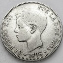 5 Peset Hiszpania 1898 Alfonso XIII