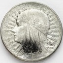 5 zł złotych Głowa kobiety 1933 stan 3