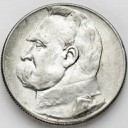 5 zł złotych Józef Piłsudski 1934 ZWYKŁY stan 3+