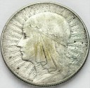 5 zł złotych Głowa kobiety 1934 stan 3