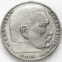2 marki Niemcy 1938 F Hindenburg