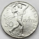 50 koron Czechosłowacja 1948 Powstanie praskie