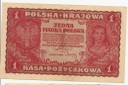 1919 1 Jedna Marka Polska I Serja GC, stan 2-