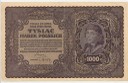 1919 1000 Tysiąc Marek Polskich I Serja EO, stan 4
