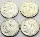 LOT 4 x 2 zł Józef Piłsudski, INWESTYCJA AG SREBRO