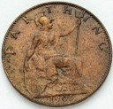 1 farthing Wielka Brytania 1901 Victoria I