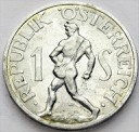 1 szyling Austria 1952 aluminium