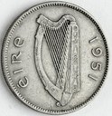 1 szyling scilling Irlandia 1951