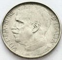 50 centesimi Włochy 1925 rant ząbkowany