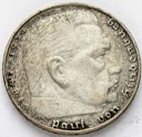 2 marki Niemcy 1937 D Hindenburg