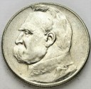 5 zł złotych Józef Piłsudski 1935 stan 3+