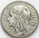 10 zł złotych Głowa kobiety 1933 stan 3