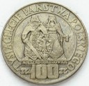 100 zł 1966 Mieszko Dąbrówka Millenium, stan 2