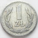 1 zł, jeden złoty 1957, stan 3-