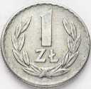 1 zł, jeden złoty 1967, stan 3+