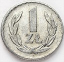 1 zł, jeden złoty 1968, stan 3+