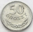 50 gr, pięćdziesiąt groszy 1968, stan 2