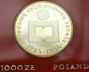 1000 zł 1986 PRÓBA AG Czyn Pomocy Szkole, stan L-