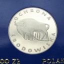100 zł złotych 1977 Żubr Ochrona Środowiska st.L-