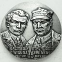 Medal  Żwirko i Wigura bohaterowie lotnictwa PL