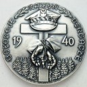 Medal 1990 Katyń 1940 Łagry 1939 SREBRZONY
