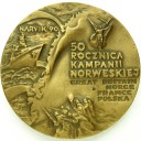 Medal 50 Rocznika Kampanii Norweskiej Narvik