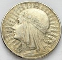 10 zł złotych Głowa Kobiety 1933 stan 2-