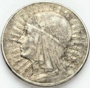 10 zł złotych Głowa kobiety 1932, stan 3+