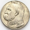 10 zł złotych Józef Piłsudski 1938, stan 3