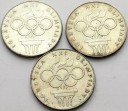 LOT 3 x 200 zł 1976 OLIMPIADA INWESTYCJA SREBRO