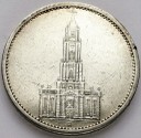 5 Marek, Mark 1934 A, Wieża, Kościół, SREBRO