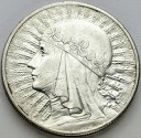 10 zł złotych Głowa kobiety 1932, stan około 3+