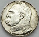 10 zł złotych Józef Piłsudski 1937, stan około 3+