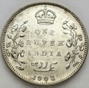 1 Rupia 1903, Indie brytyjskie RZADKA